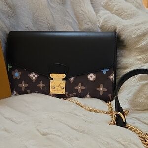 Luxury Black and Brown Designer Clutch